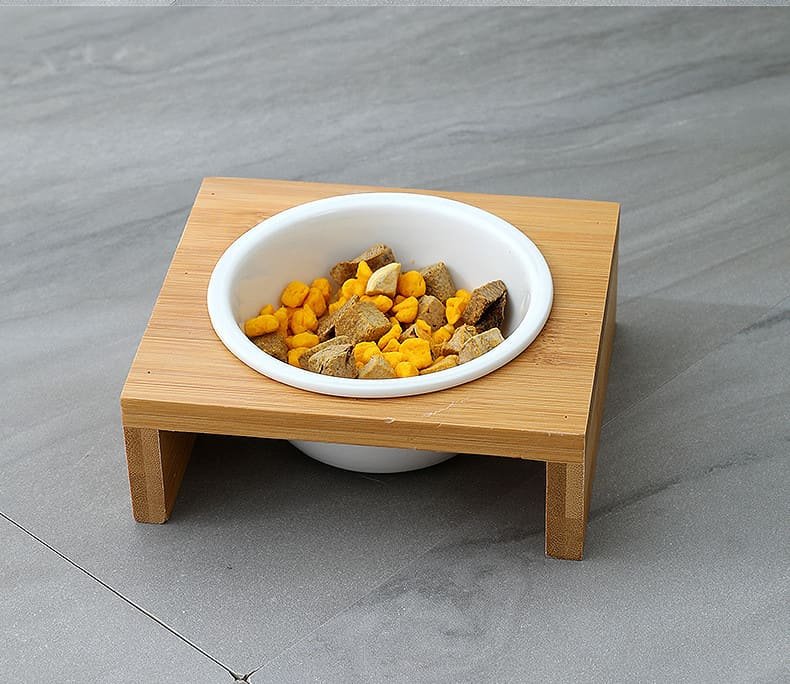 Elevated Ceramic Dog Bowls Wood Frame Dog Water Bowl 12 Dog Water Bowl Caso Machinery 6 790x684