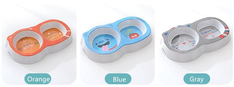 Thickened Plastic Double Diner Cat Bowl 6 Double Diner Cat Bowl Caso Machinery 1 755x281