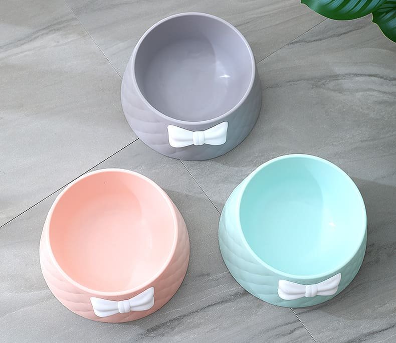 Cute Bow Decor Pet Enjoy Cat Puppy Bowls 12 Puppy Bowls Caso Machinery 13 790x684