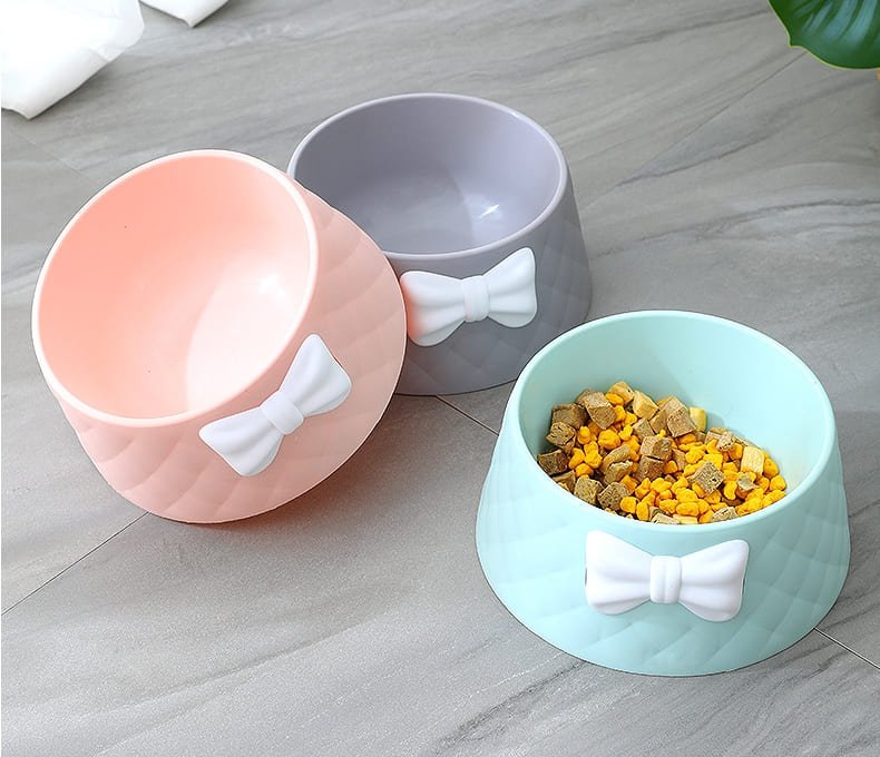 Cute Bow Decor Pet Enjoy Cat Puppy Bowls 8 Puppy Bowls Caso Machinery 1 790x680