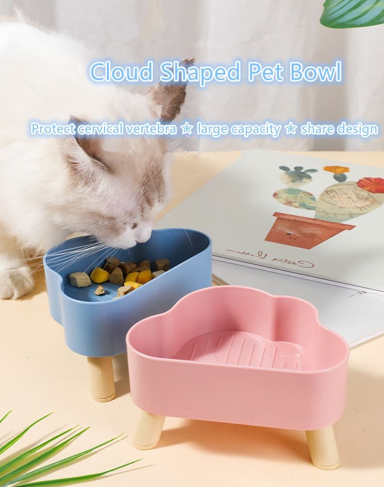 Pet Supplies Cloud Shaped Cat Feeding Diners 4 Cat Feeding Diners Caso Machinery 1 790x1000
