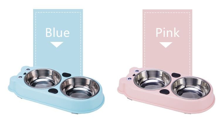 Cute Modeling 2 in 1 Stainless Steel Dog Food Pot 7 Dog Food Pot Caso Machinery 1 750x420