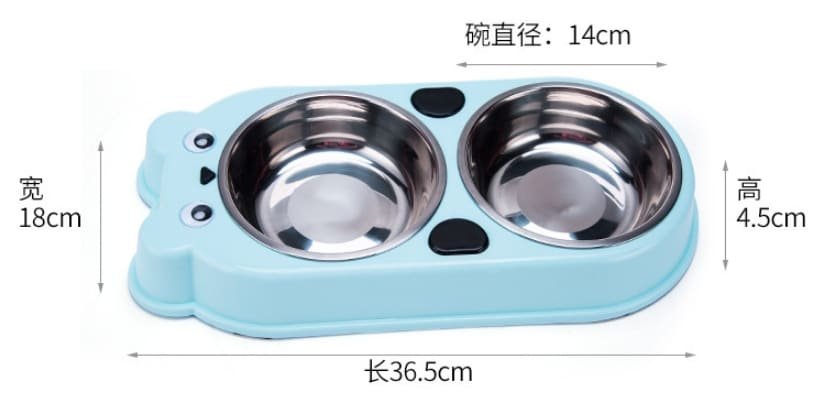 Cute Modeling 2 in 1 Stainless Steel Dog Food Pot 5 Dog Food Pot Caso Machinery 1 820x410