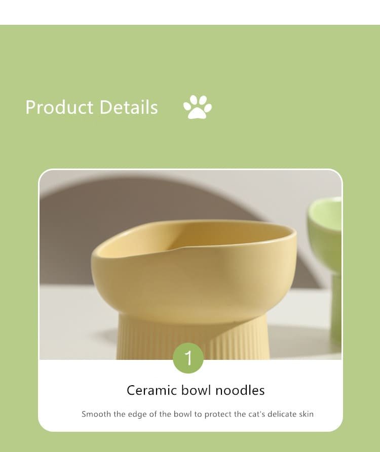 Protecting Spine Ceramic Cat Food Water Feeder 18 Cat Food Water Feeder Caso Machinery 12 750x893