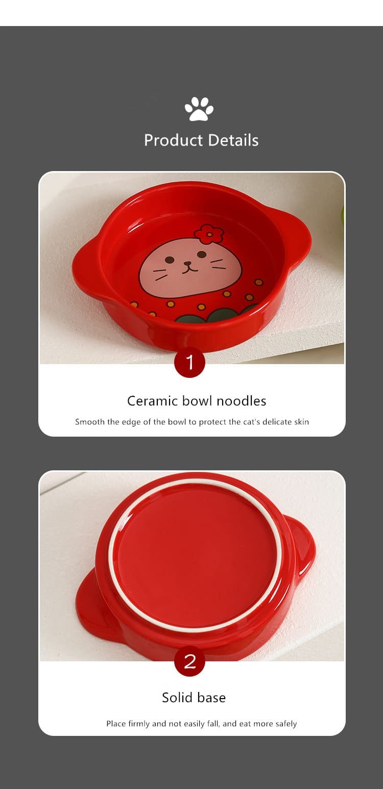 Pet Supplies Non Slip Ceramic Shallow Cat Dish 16 Shallow Cat Dish Caso Machinery 12 750x1545