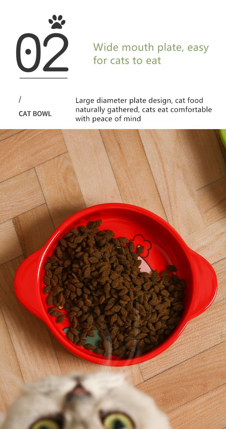 Pet Supplies Non Slip Ceramic Shallow Cat Dish 10 Shallow Cat Dish Caso Machinery 6 750x1422