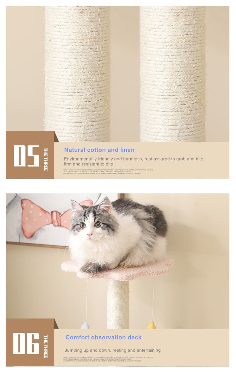 Three-Tier Platform Cat Furniture Cat Activity Stand 12 Cat Activity Stand Caso Machinery 12 790x1263
