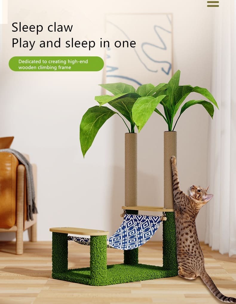 Standing Cat Grab Tree Protects Your Furniture 3 Cat Grab Tree Caso Machinery 3 790x1019