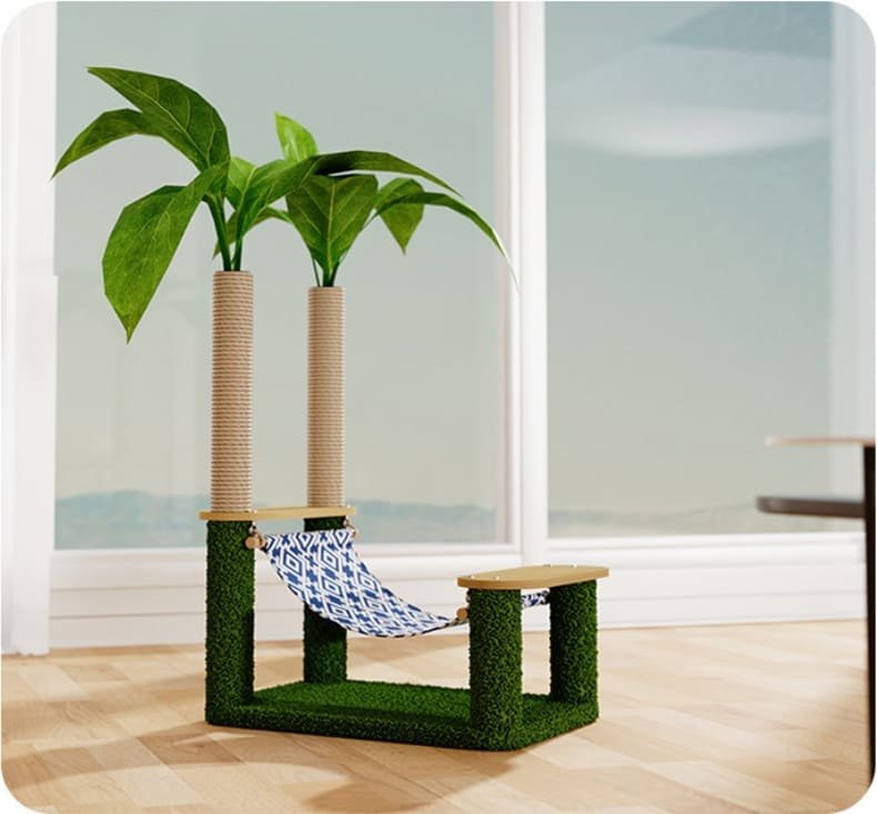 Standing Cat Grab Tree Protects Your Furniture 9 Cat Grab Tree Caso Machinery 4 790x733