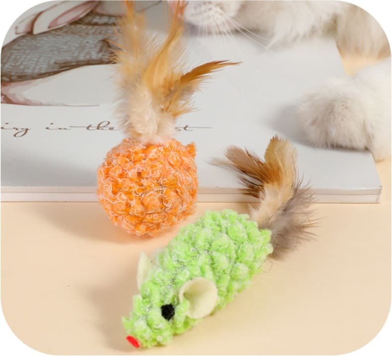 Engaging Playful Mouse Cat Plaything Toy with Squeak 13 Cat Plaything Toy Caso Machinery 13 790x717