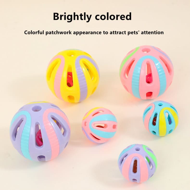 Cat Interactive Toys Dual Color Cat Ringing Balls for Playful Pets 6 Cat Ringing Balls Caso Machinery 3 790x790